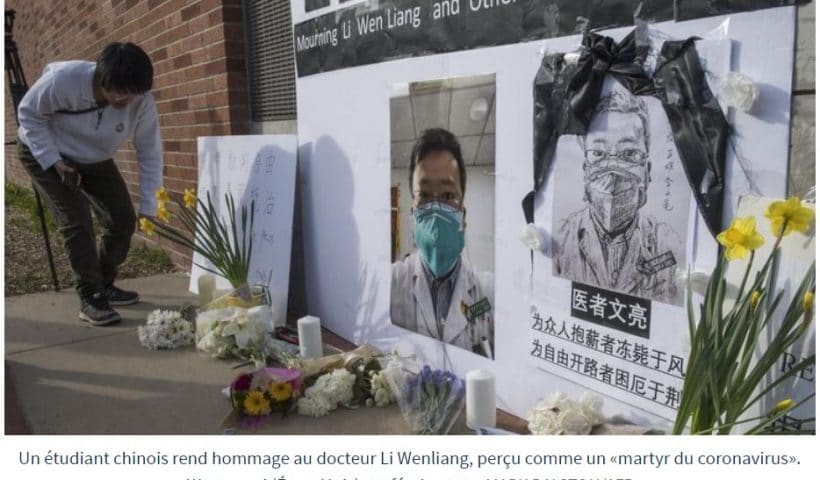 Covid 19 nombre de victimes en chine