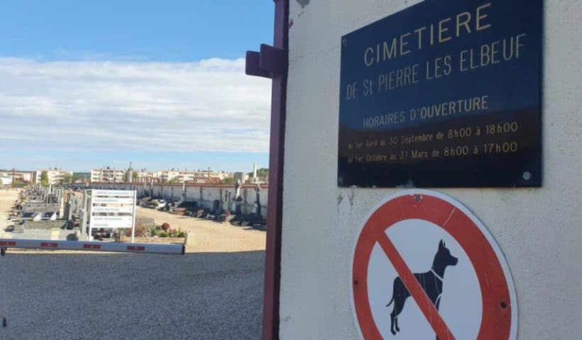 Enterrement cimetière