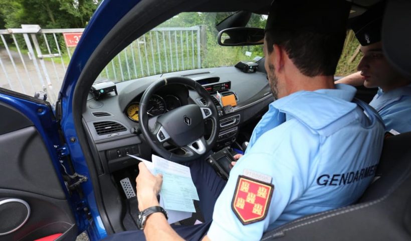 Corbillard excès de vitesse