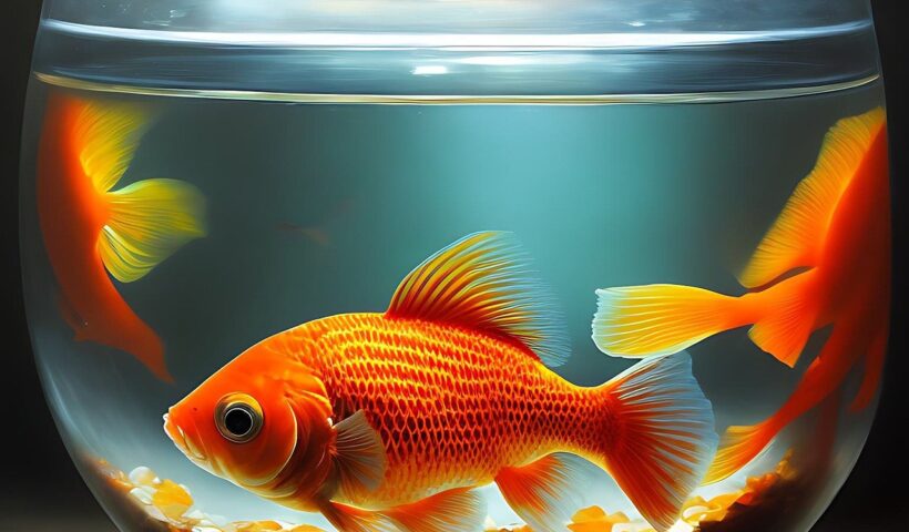 Poisson rouge dans son bocal