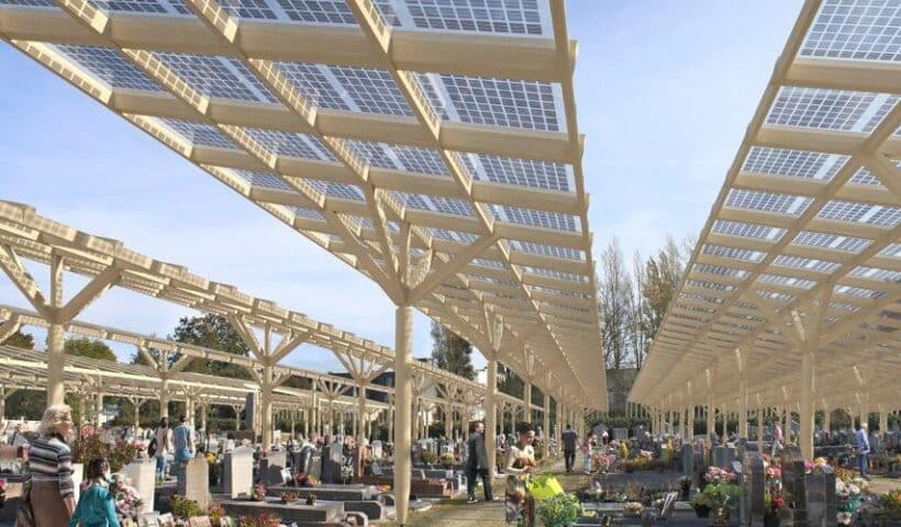 Panneaux Solaires cimetière